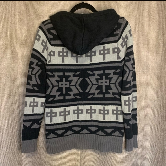 RDS zip up knit sweater - Picture 2 of 12